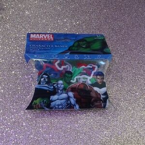 Marvel Superhero Elastic Bandz - Red, Green, White